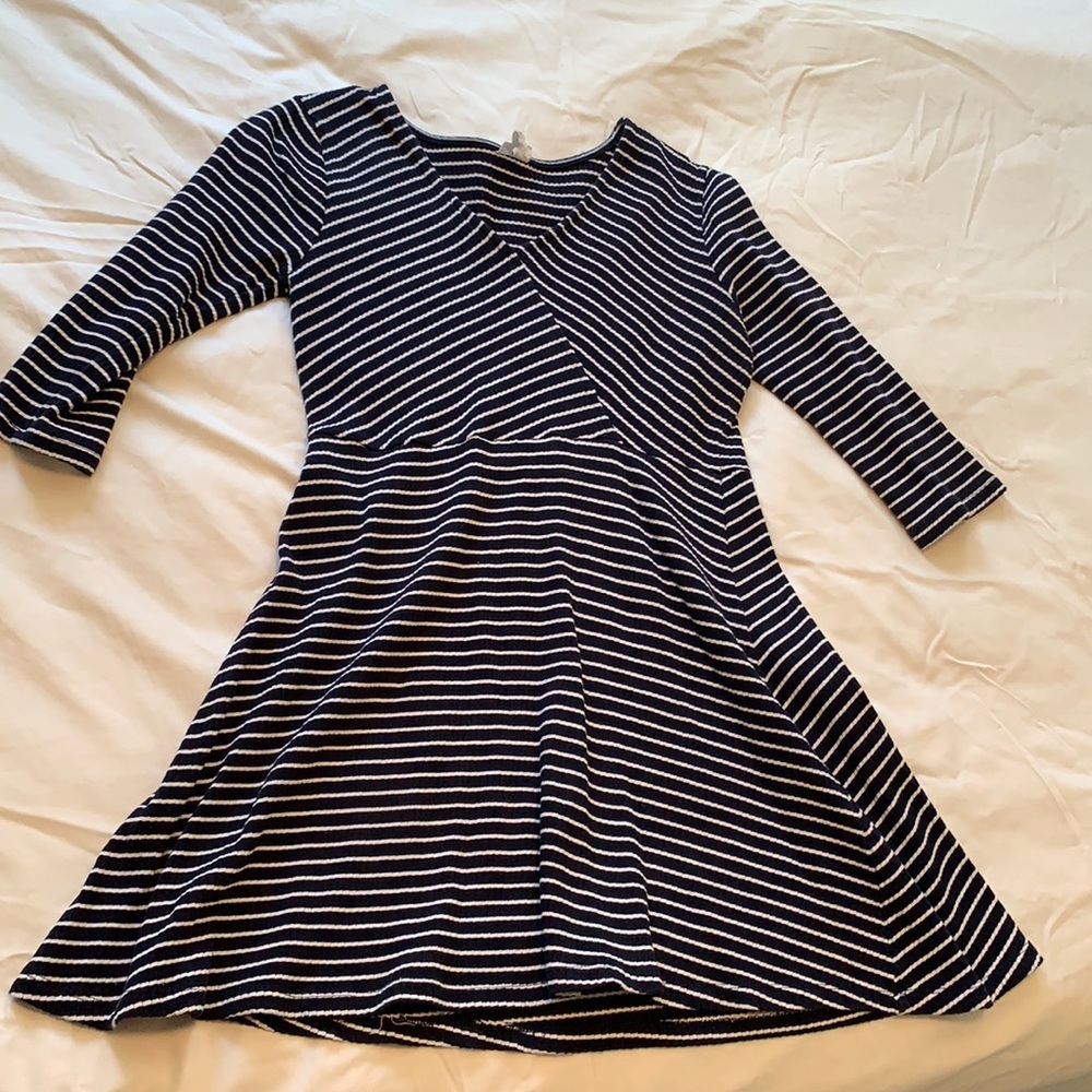3/4 sleeve skater dress